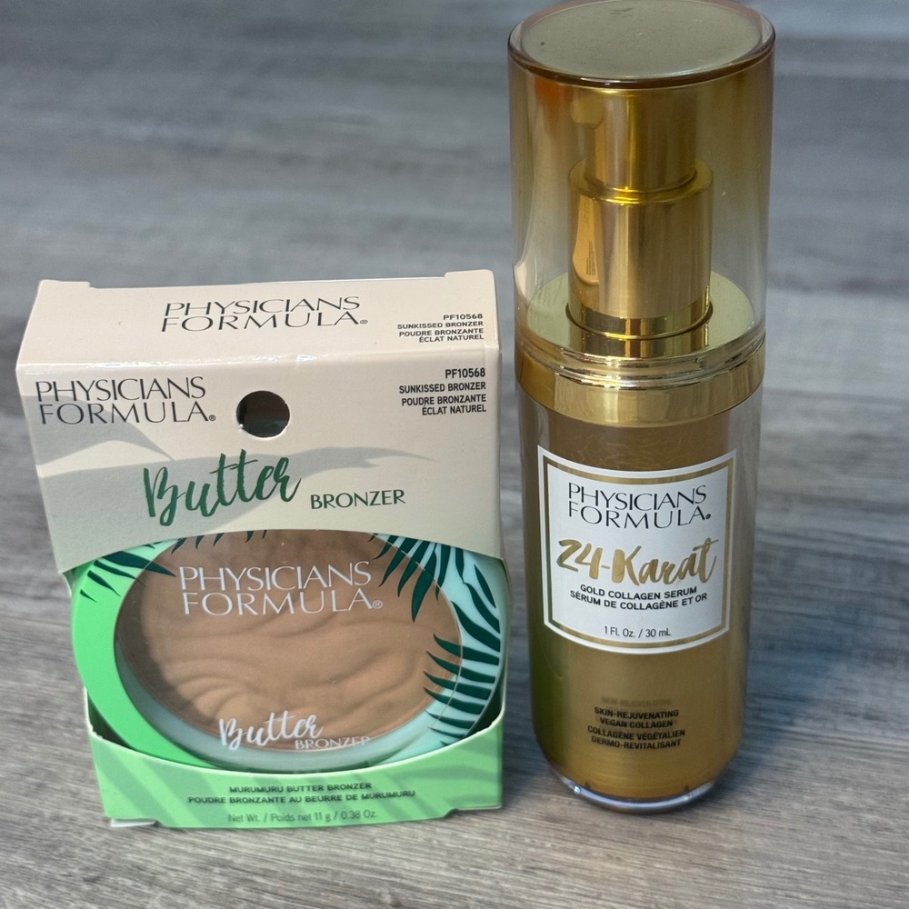 Physicians Formula Butter Bronzer Sunkissed & 24K Gold Collagen Serum Set